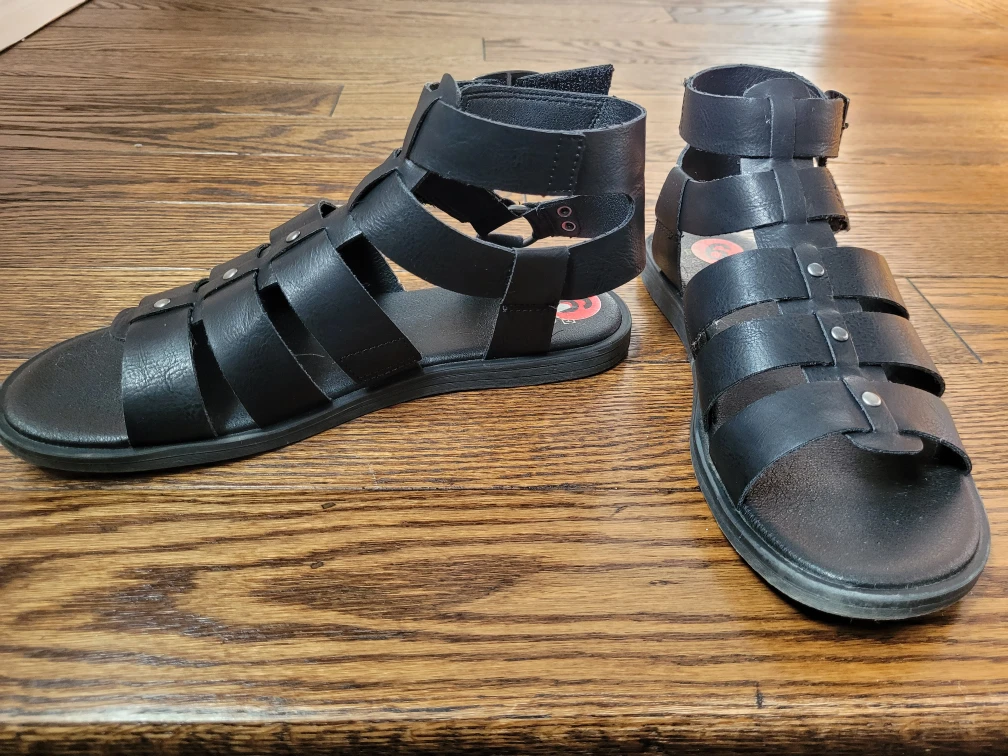 FRYE & CO. Black Gladiator Sandals Size 6 - photo 2