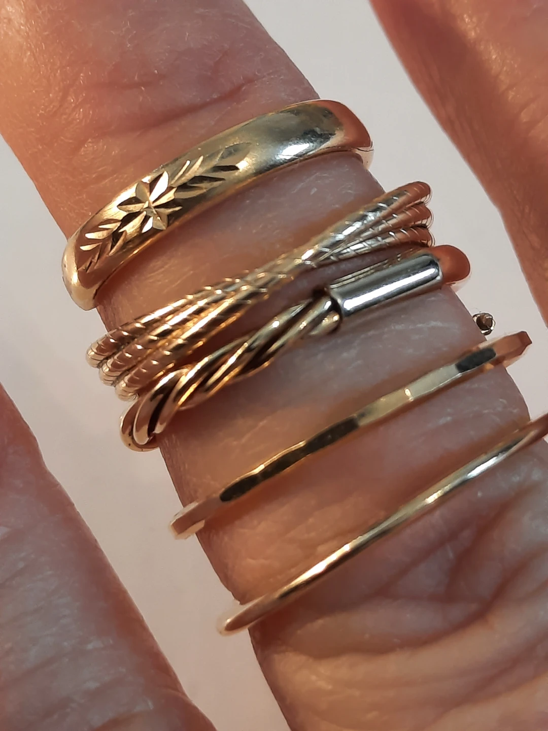 Solid gold rings - photo 3