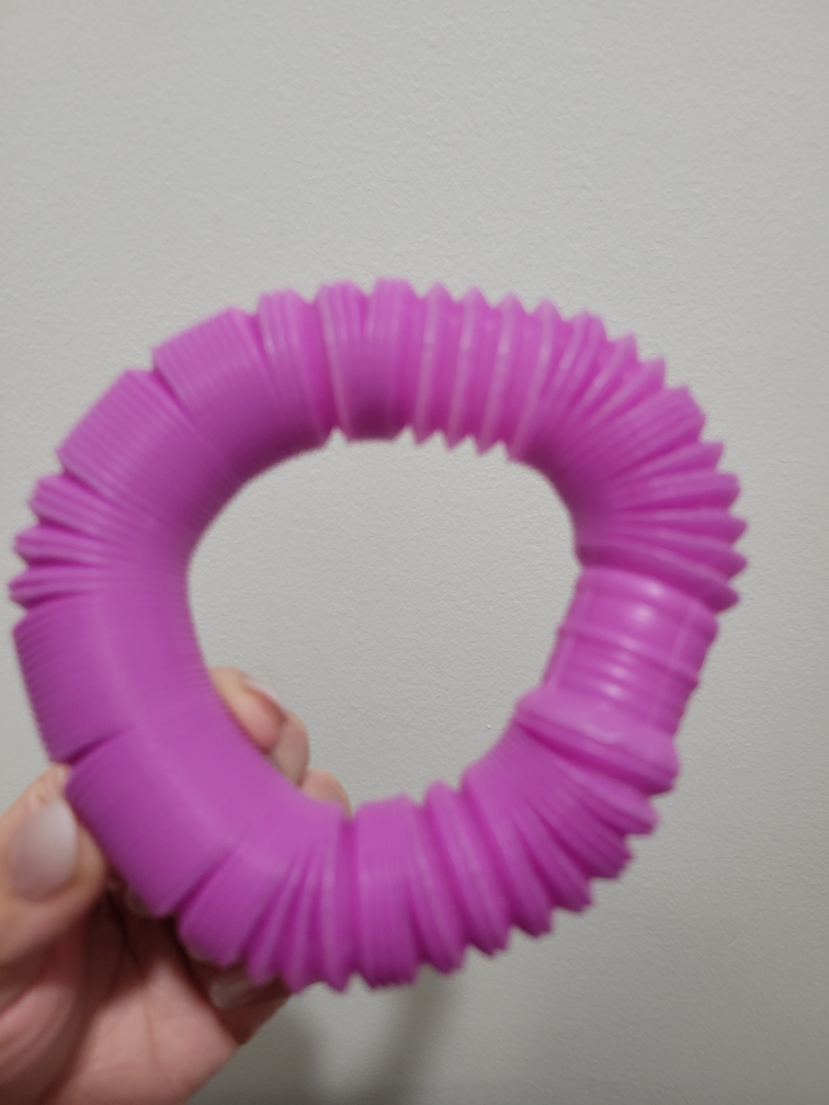 Purple Pop Tube Fidget Toy