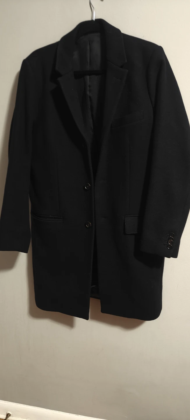Abercrombie & Fitch Black Wool Blend Blazer