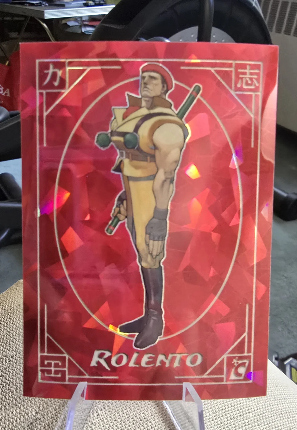 Street Fighter Alpha Rolento Card ALPHA RUBY 1/25