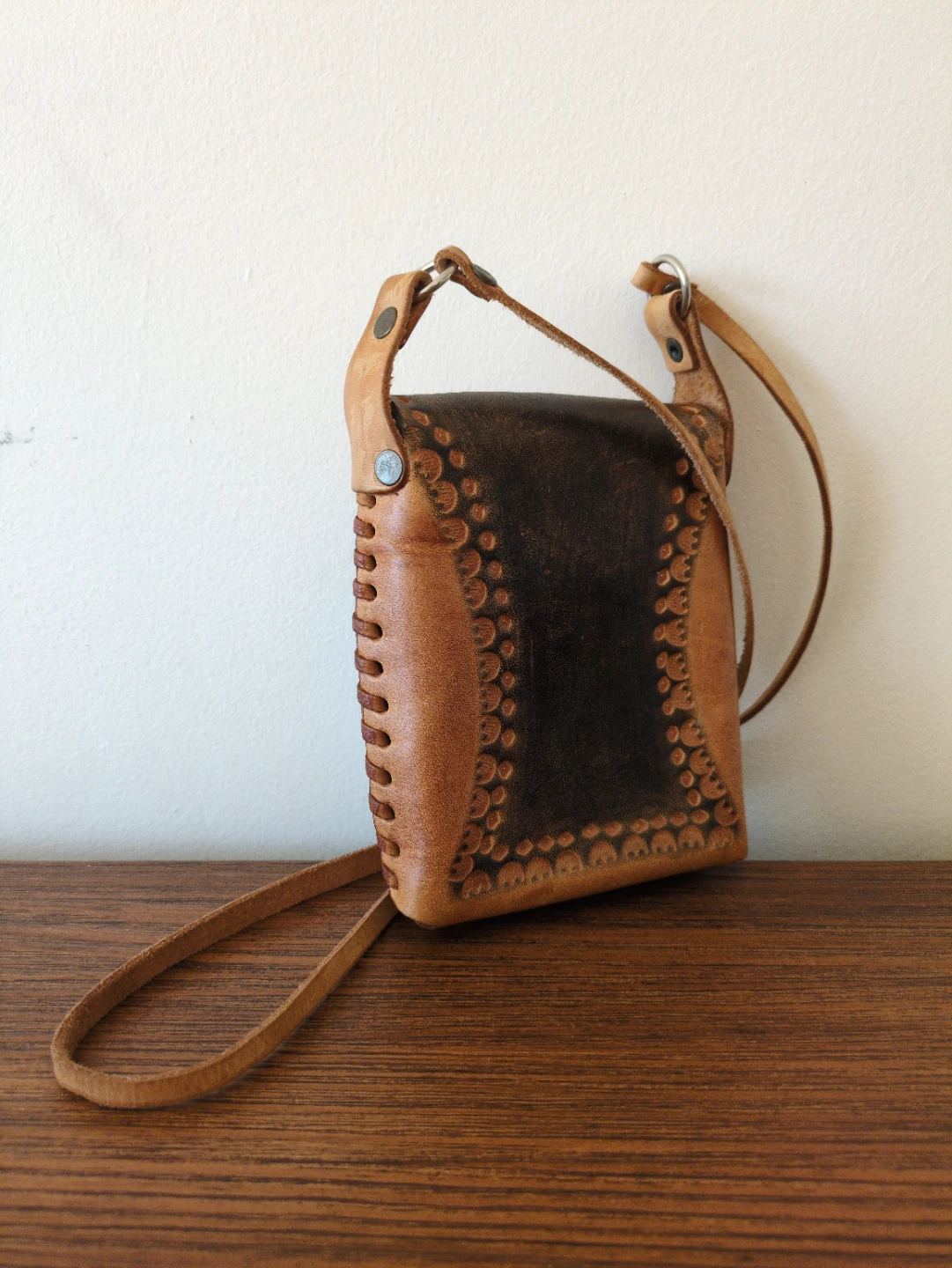 Vintage Mini Leather Shoulder Bag - photo 2