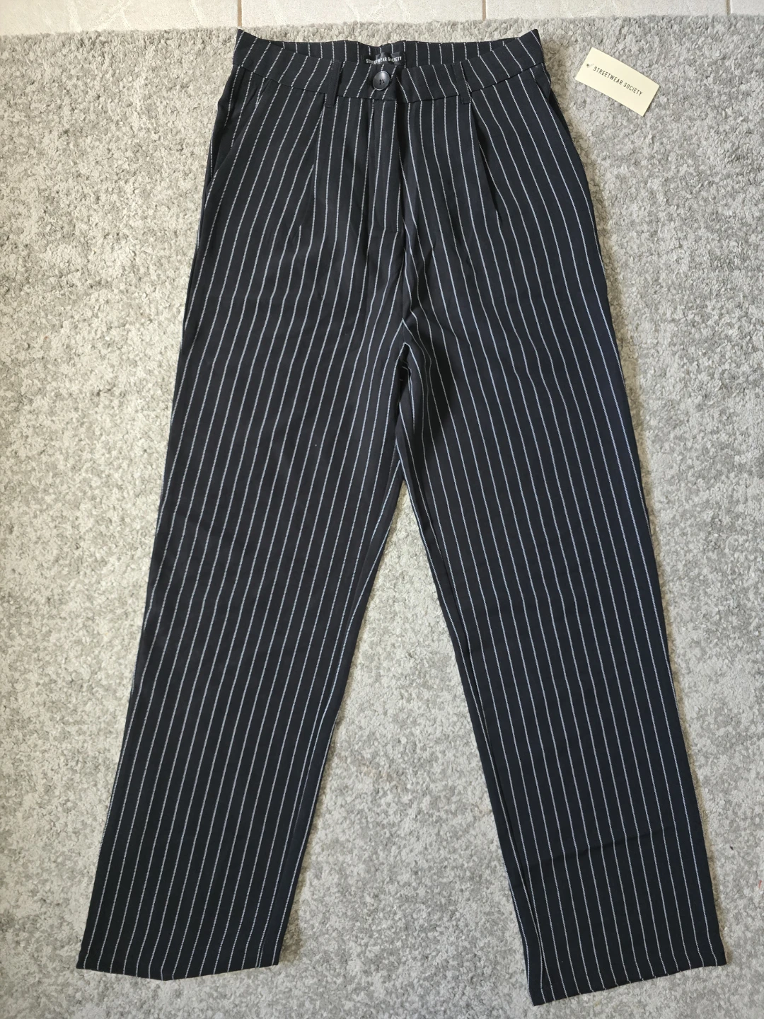 Business Striped Pants - Medium