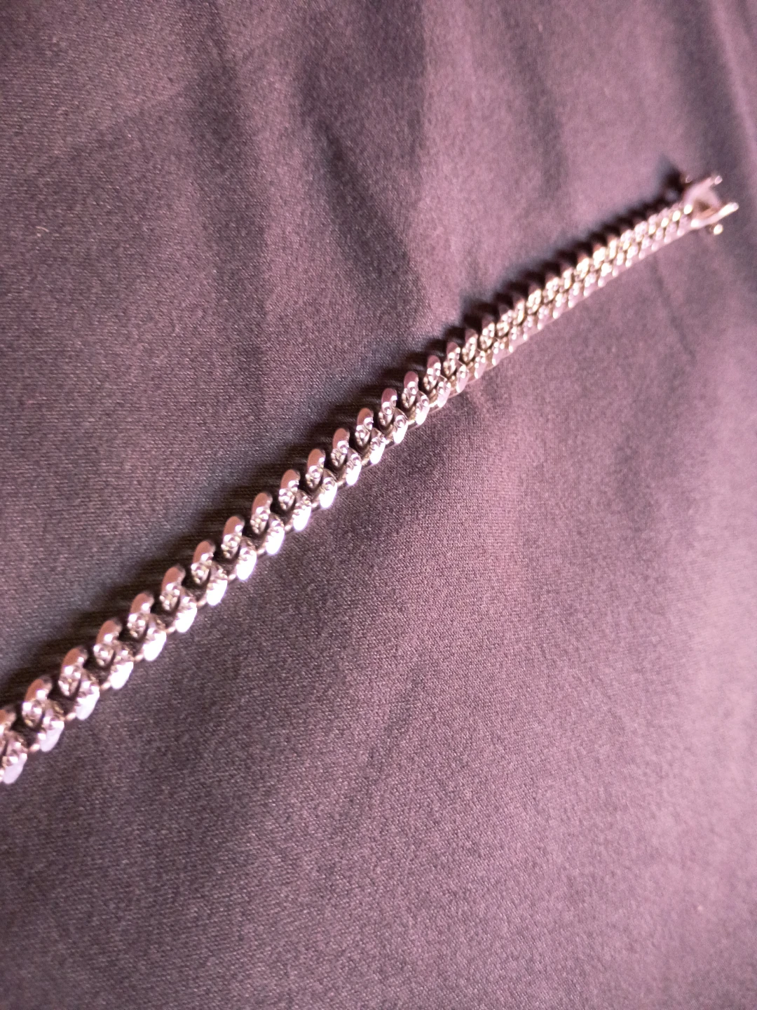 Silver Curb Chain Bracelet - photo 4