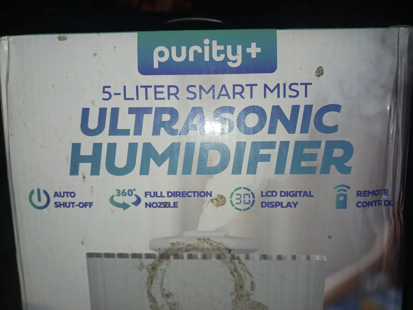 Purity+ 5-Liter Smart Mist Ultrasonic Humidifier