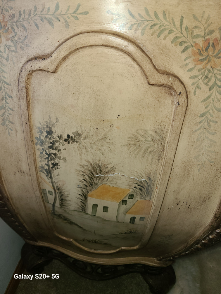 Vintage Hand-Painted Dresser Chest - photo 5