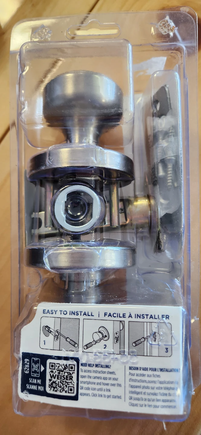 Weiser Elements Passage Door Knob - Satin Nickel - photo 2