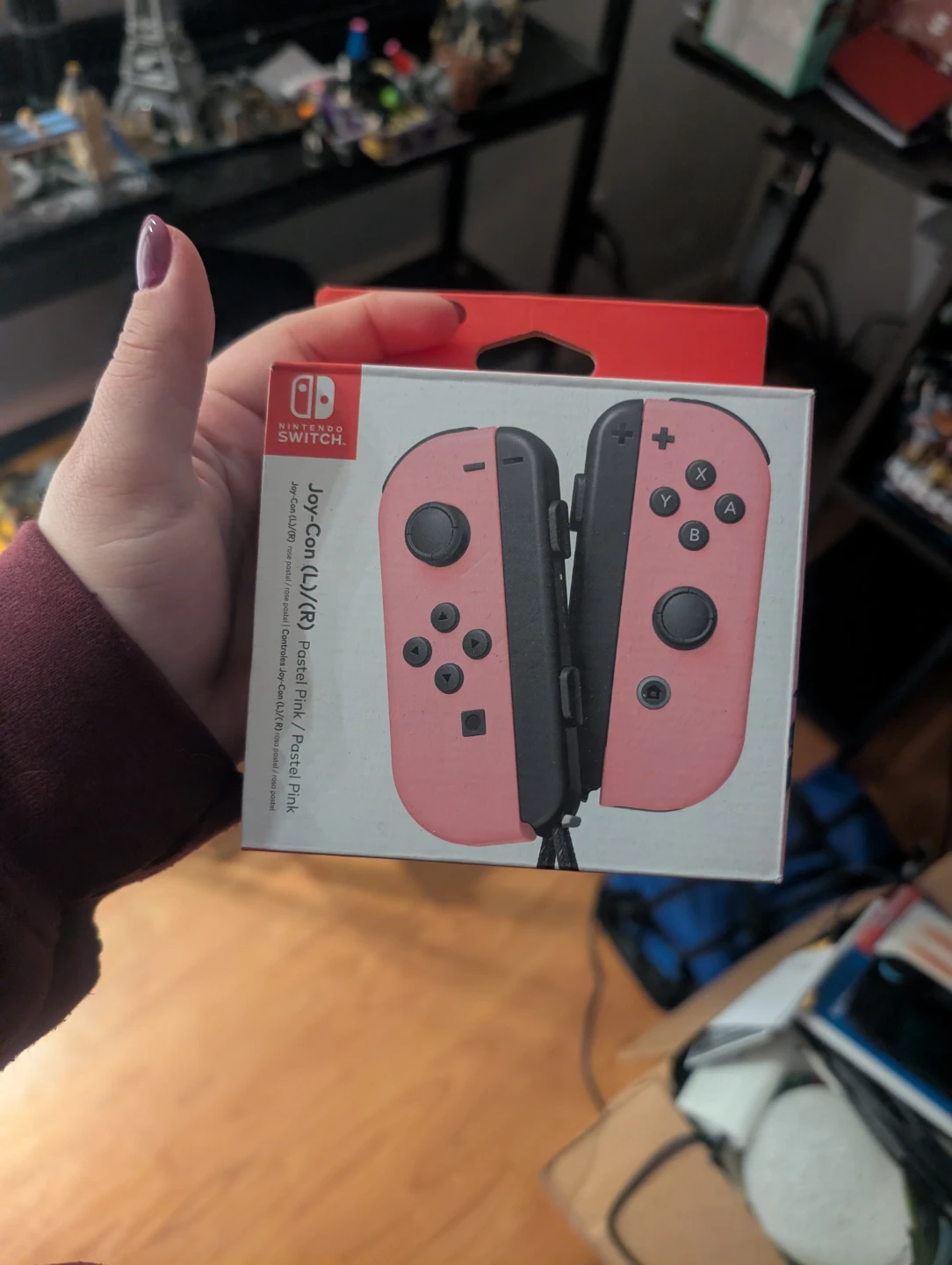 Nintendo Switch Pastel Pink Joy-Con Controllers