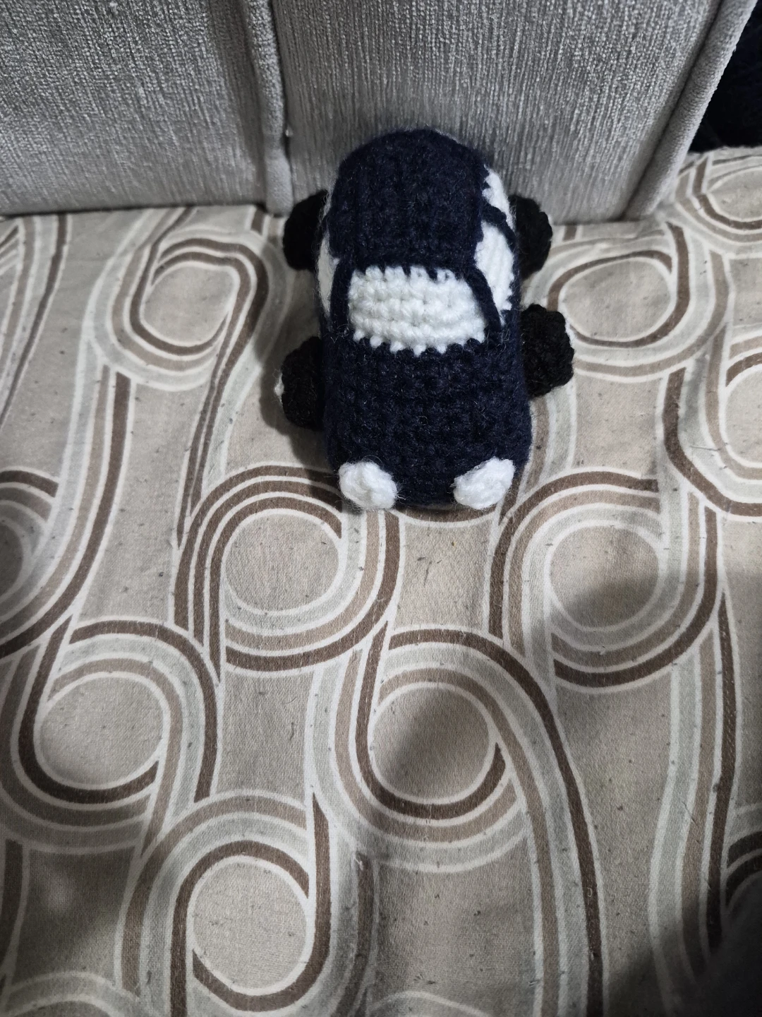 Handmade Crocheted Car Toy - photo 4