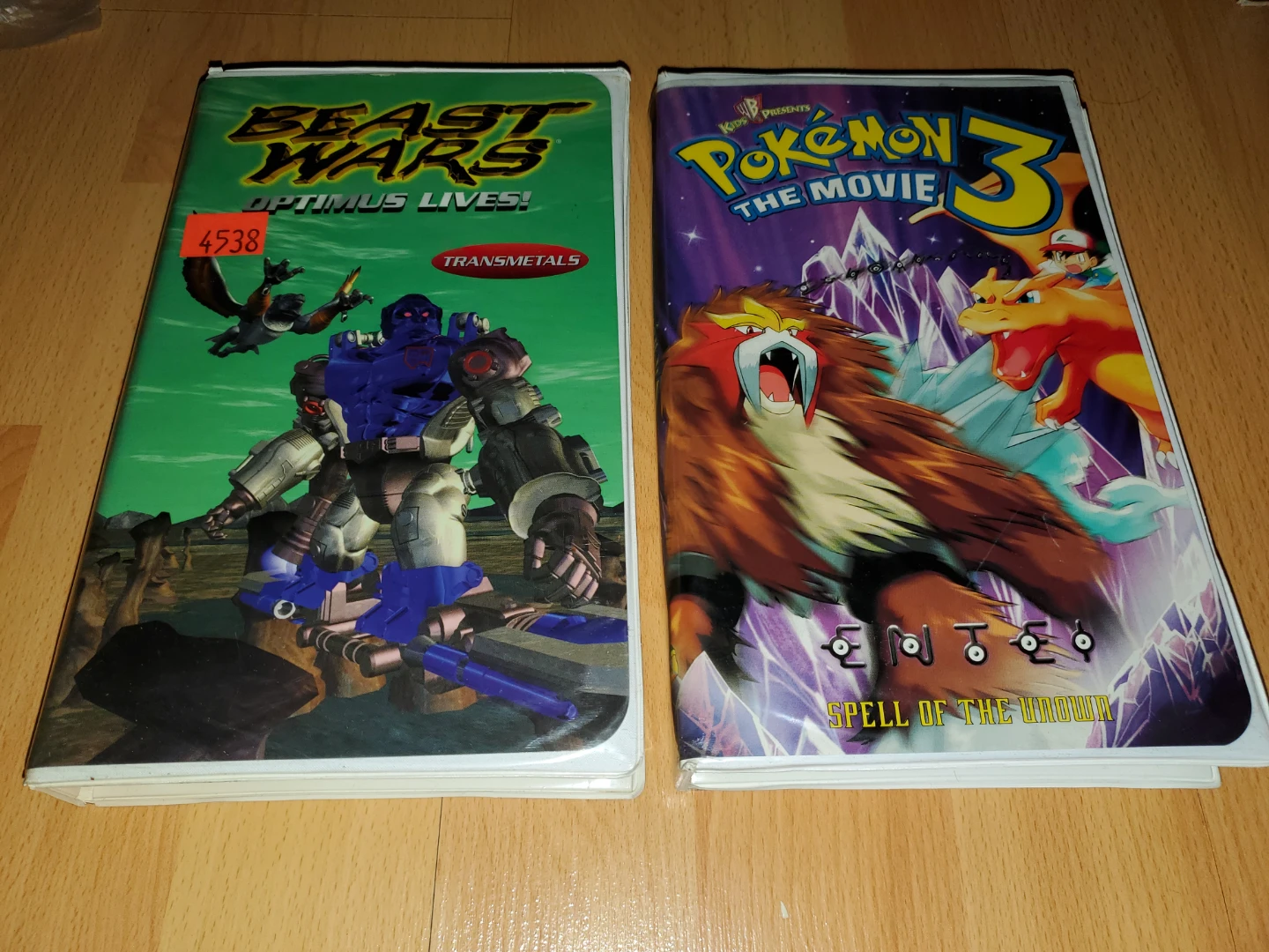 ($10 each) Beast Wars & Pokemon 3: The Movie VHS Tapes