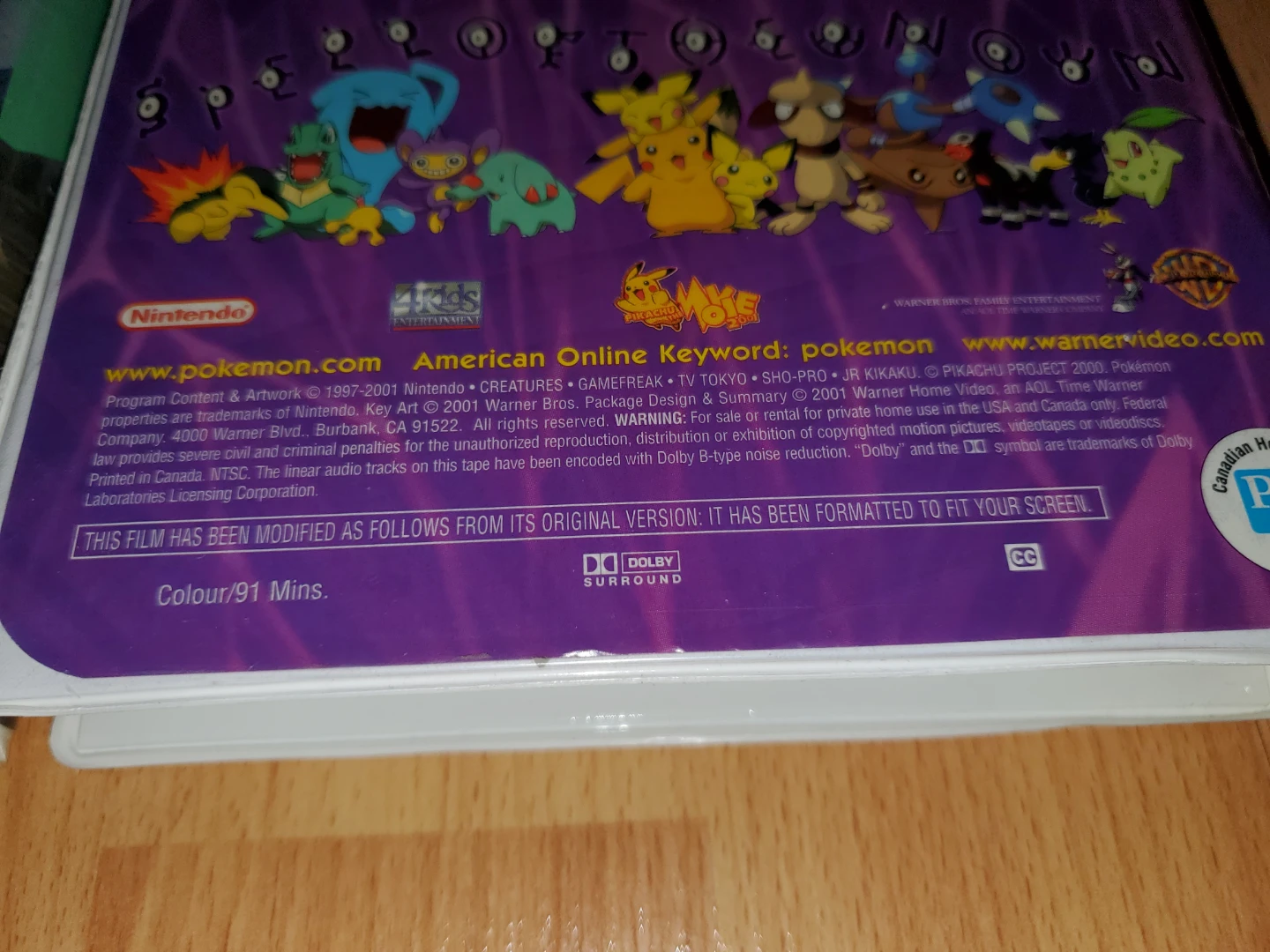 ($10 each) Beast Wars & Pokemon 3: The Movie VHS Tapes - photo 5