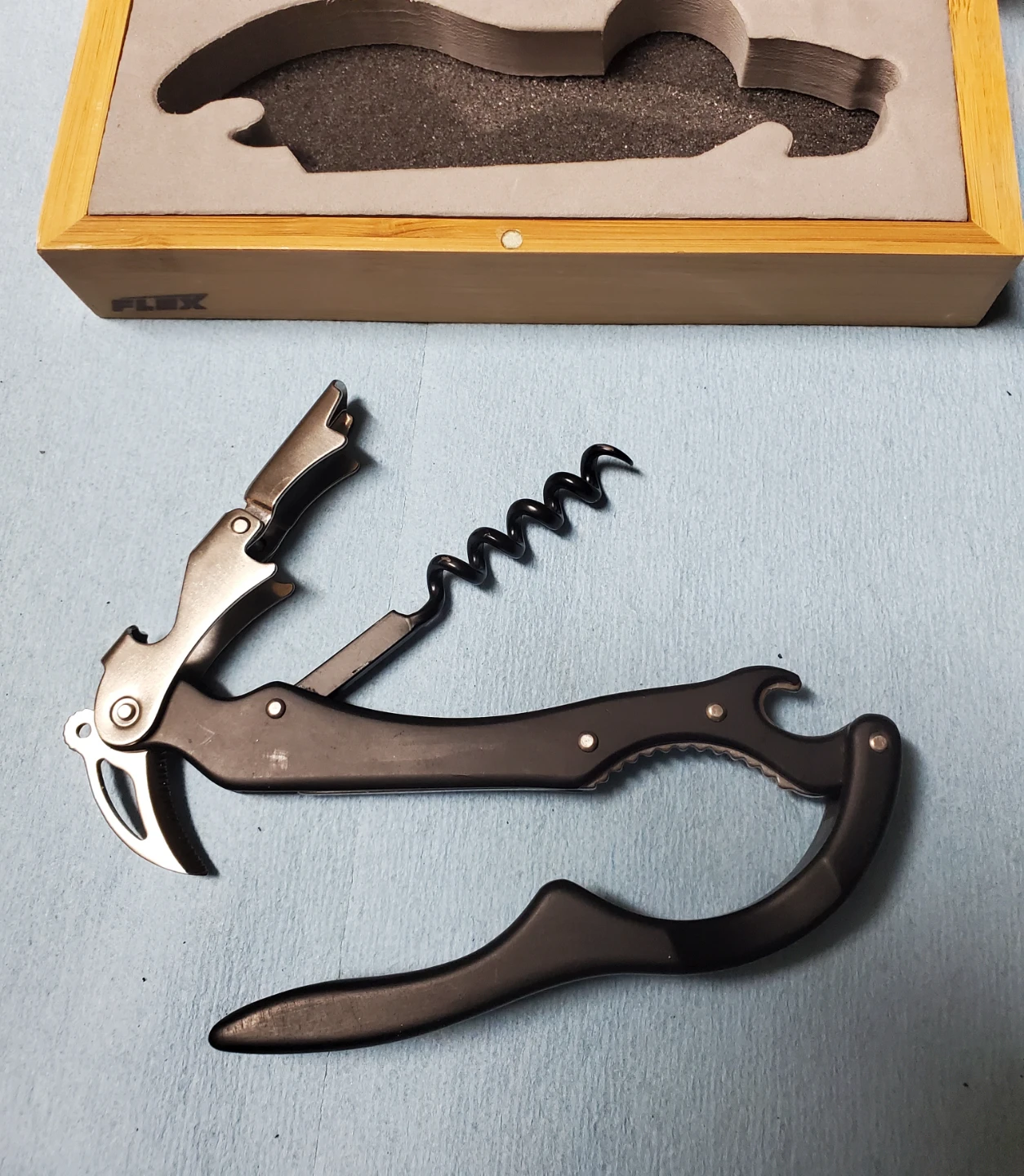 The Flex 4 in 1 Corkscrew Black | Final Touch - photo 3