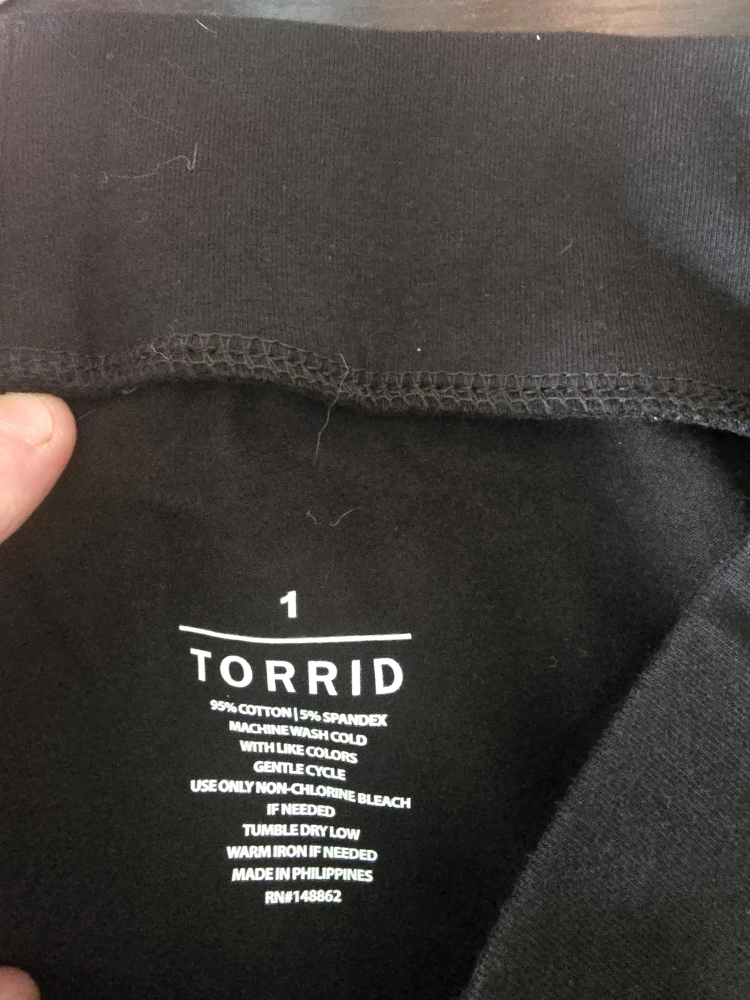 Torrid Black flared leggings Size 1 With pockets. - photo 2