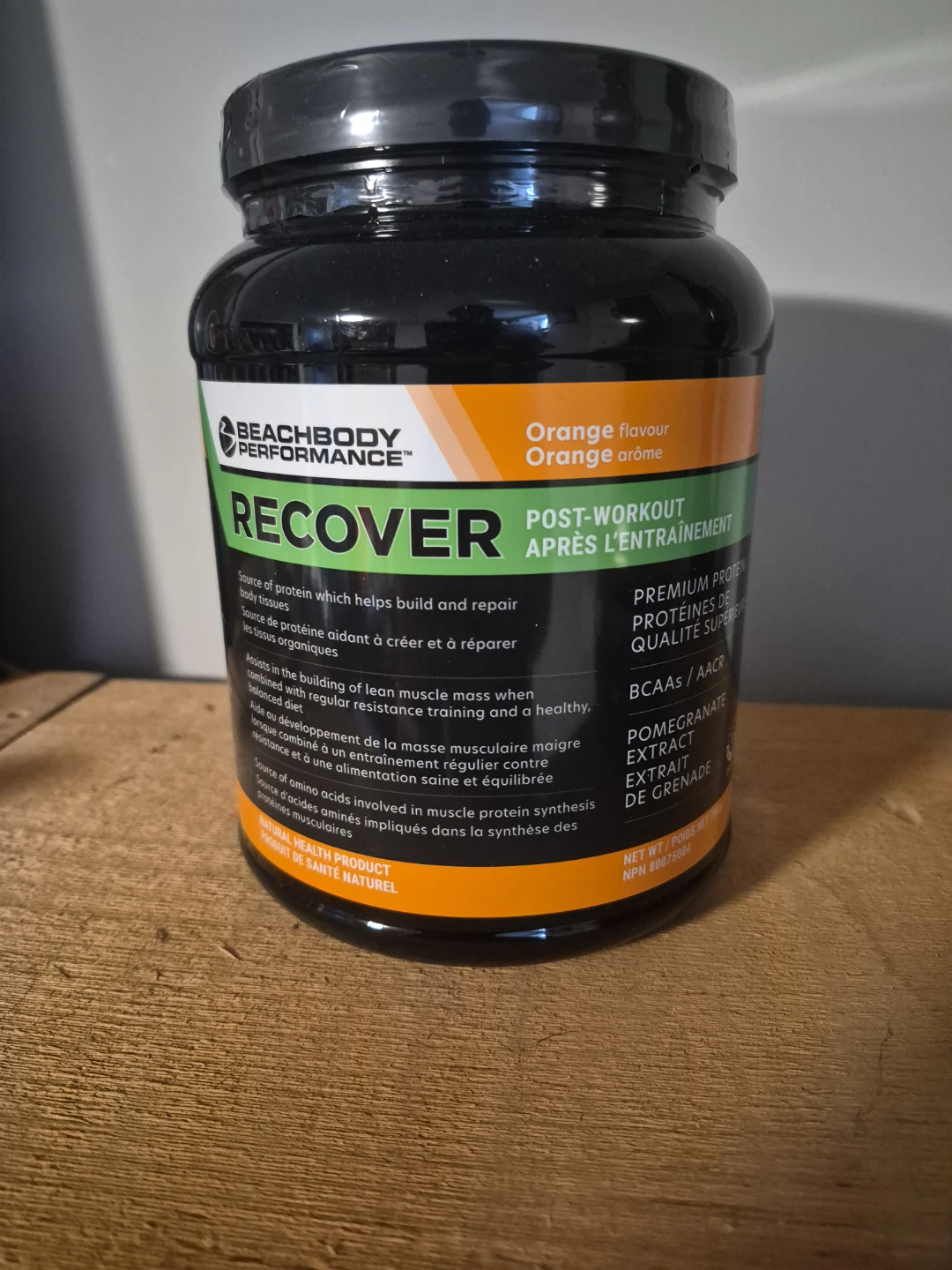 Beachbody Performance Recover Orange