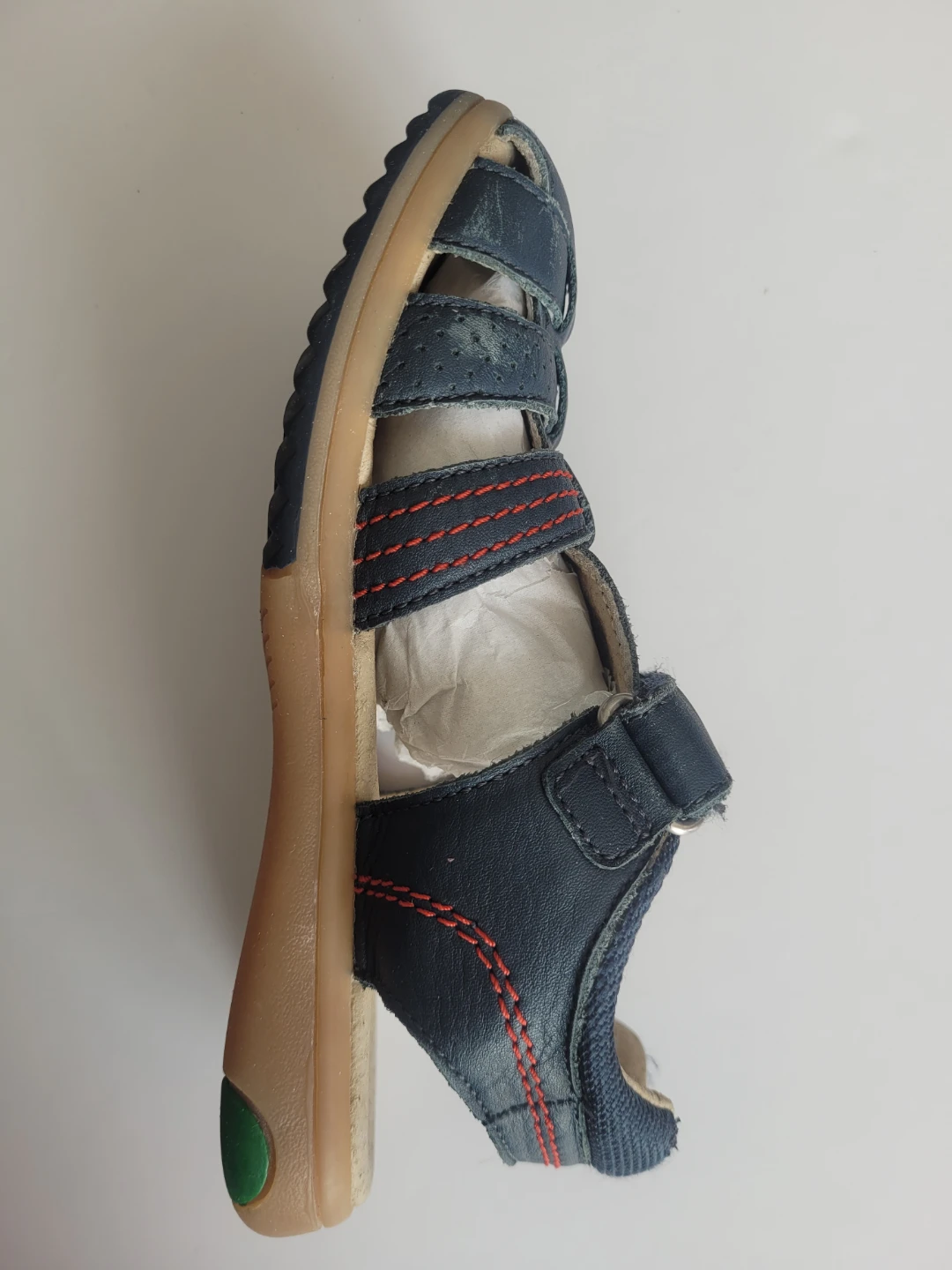 Kickers Blue Leather Sandals Size 32 - photo 4