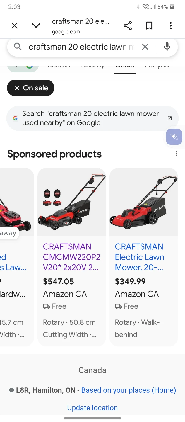 Craftsman 13 Amp 20-in. Corded Electric Lawn Mower - photo 3