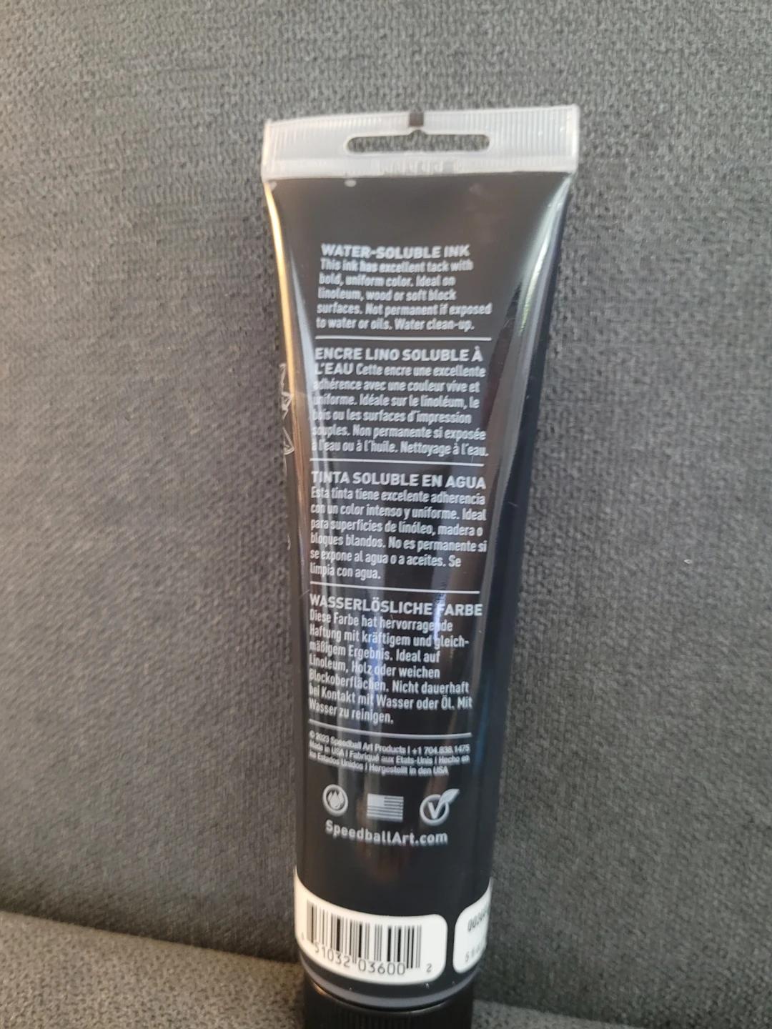 Speedball Block Printing Ink - Black - photo 2