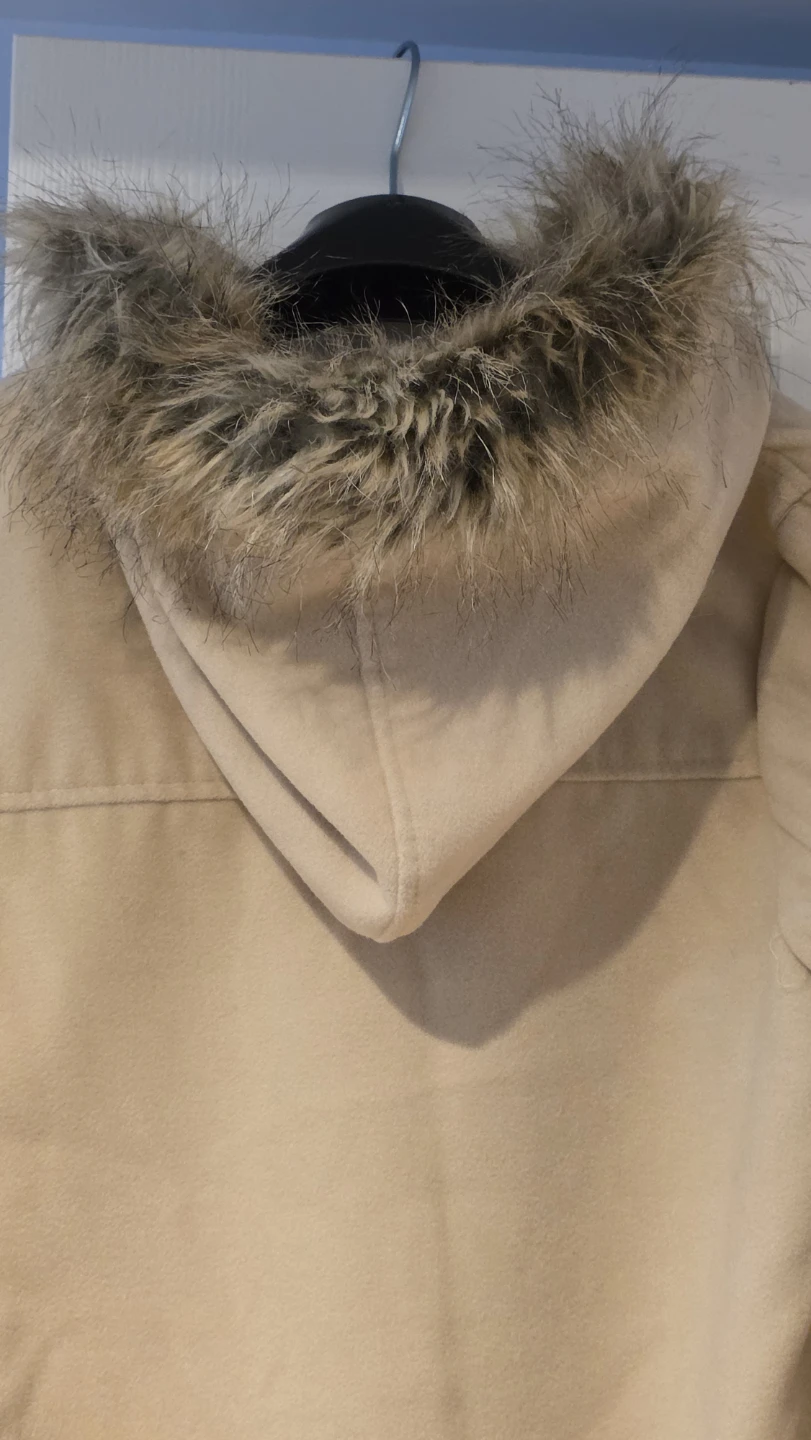 Pozzi toggle coat with faux fur trim - photo 5