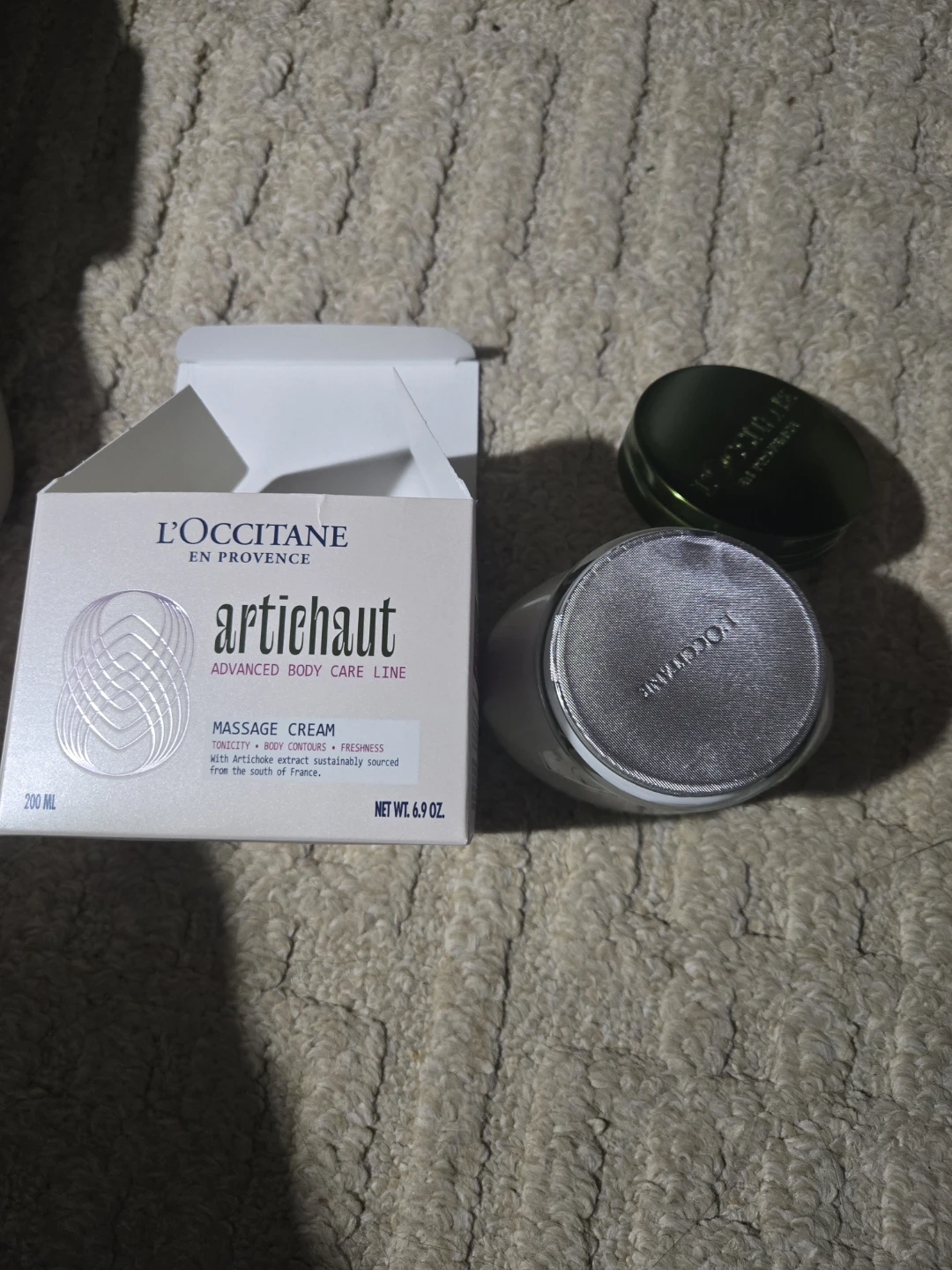 L'Occitane Artichaut Advanced Body Care Line Massage Cream