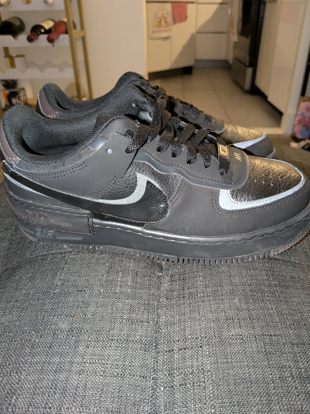 Nike (WMNS) Nike Air Force 1 Low Shadow 'Triple Black'  Women's