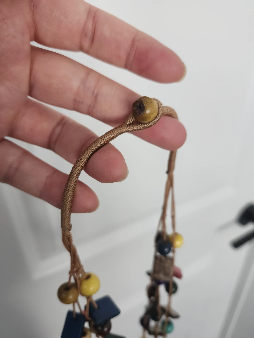 Colorful Wood Bead Necklace - photo 4