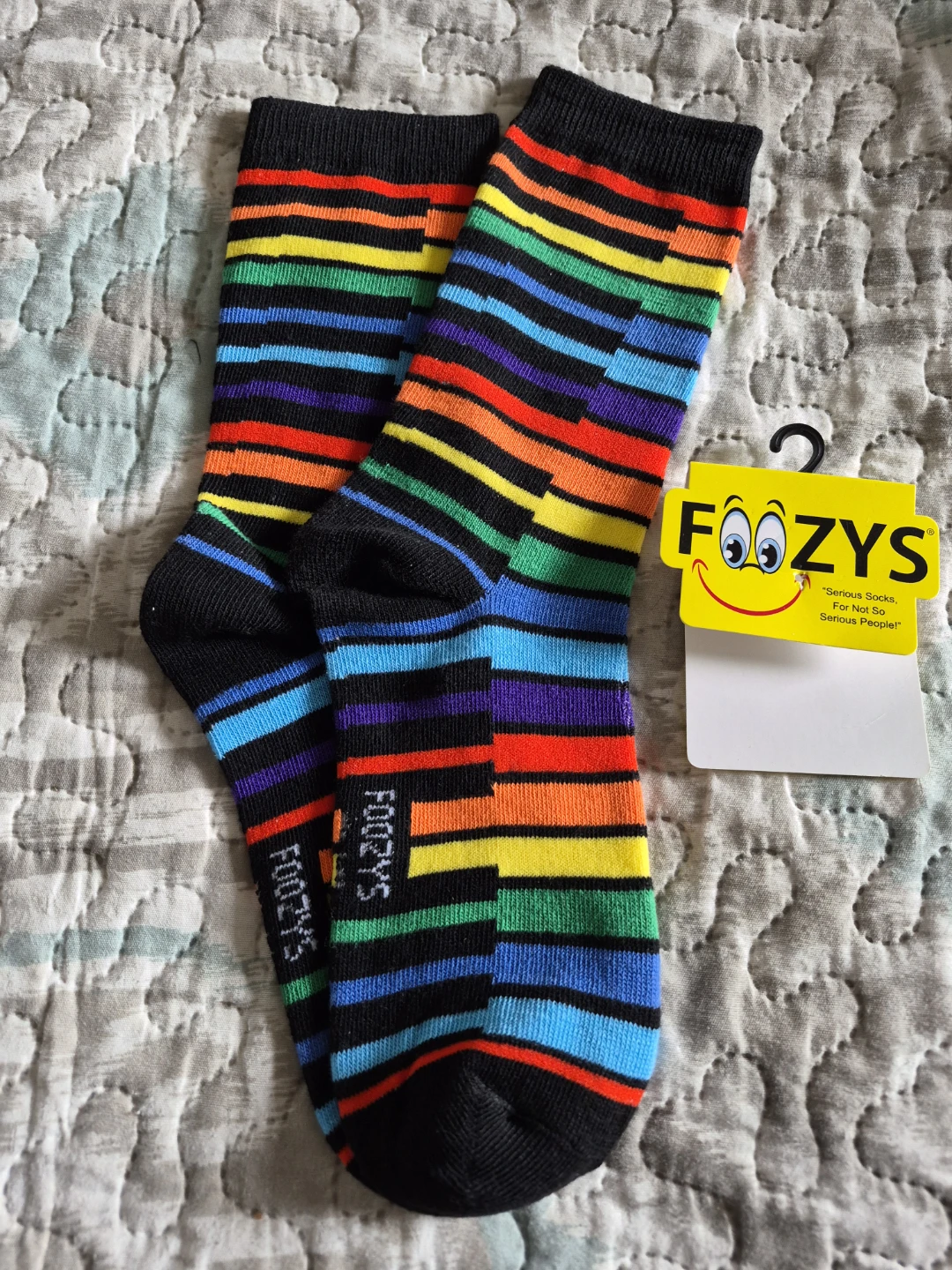 Colorful Foozys Piano Socks Brand New with Tags Size 9-11 Adult - photo 2