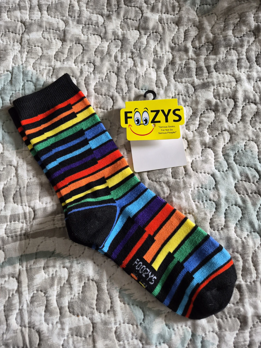 Colorful Foozys Piano Socks Brand New with Tags Size 9-11 Adult - photo 3