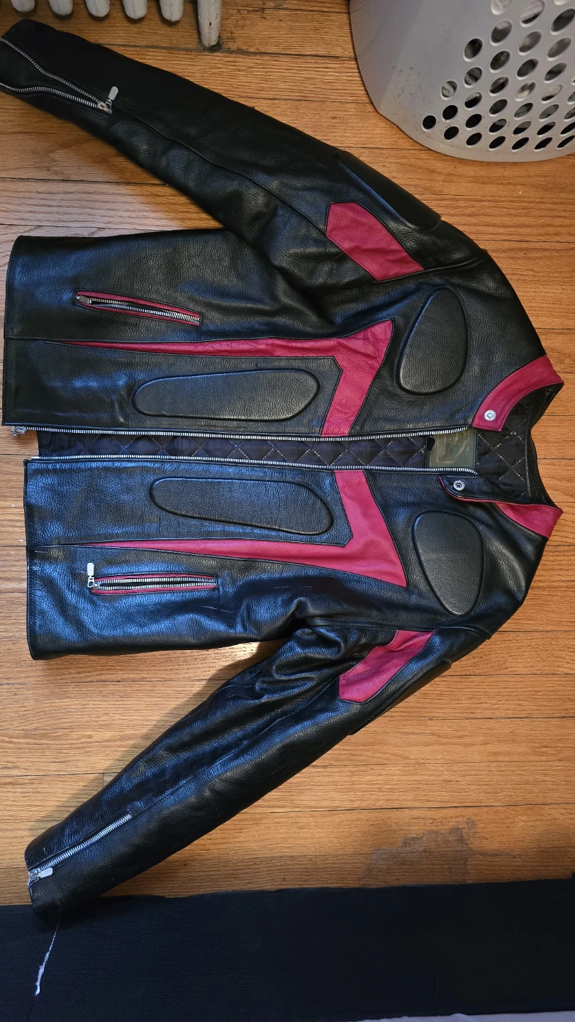 Leonardi Leather Motorcycle Jacket