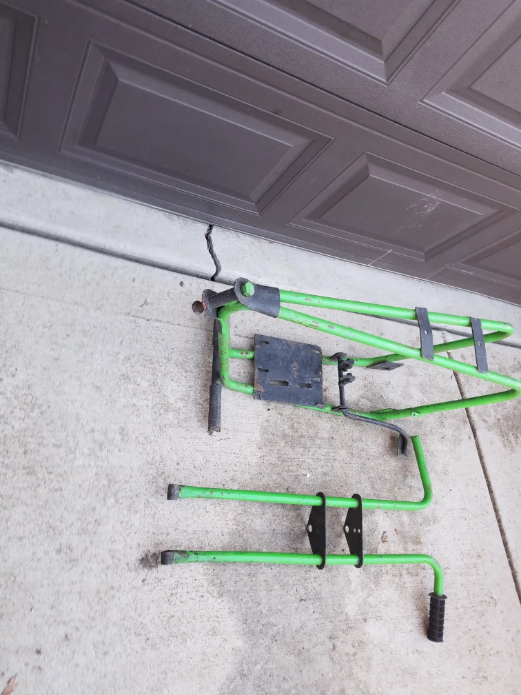 vintage Green Mini Bike Frame - photo 2