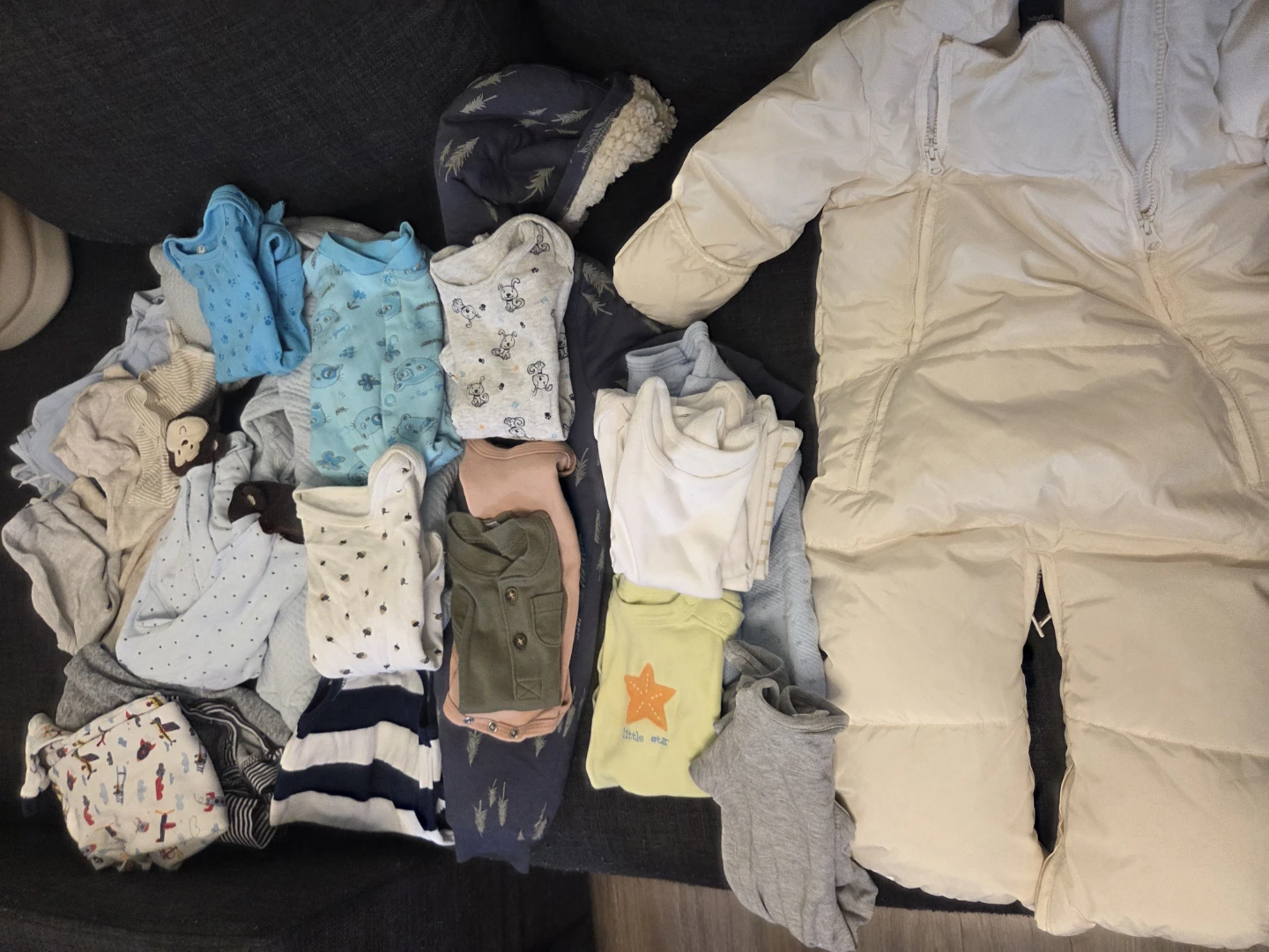 Large bundle 0_3 months baby boy clothes (over 80 pieces)