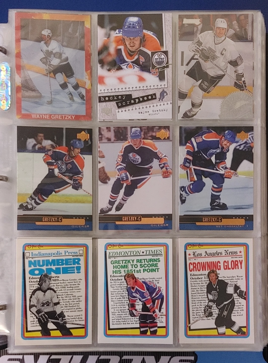 WAYNE GRETZKY HOCKEY CARDS - photo 2