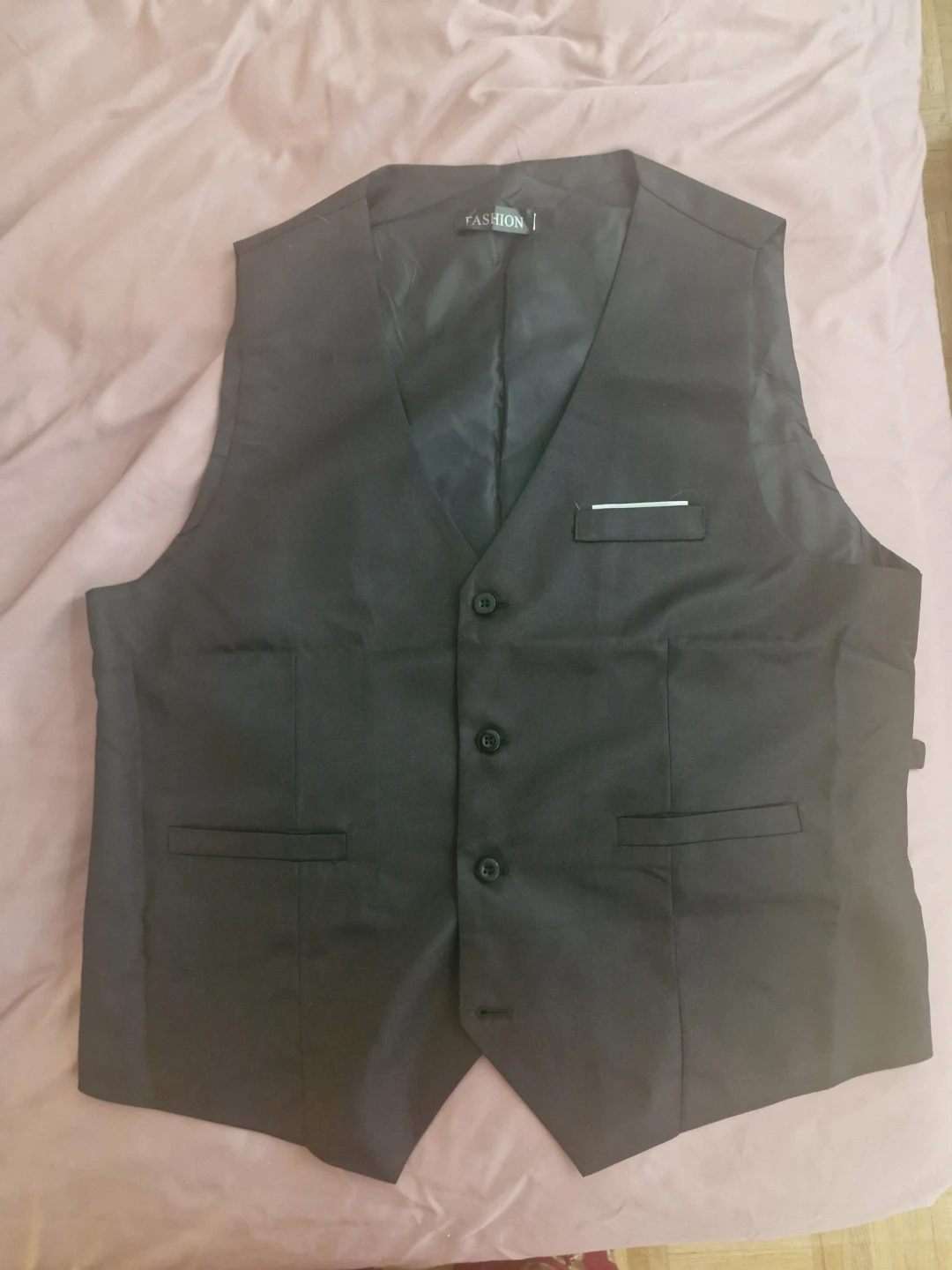 New Black Formal Vest XXL