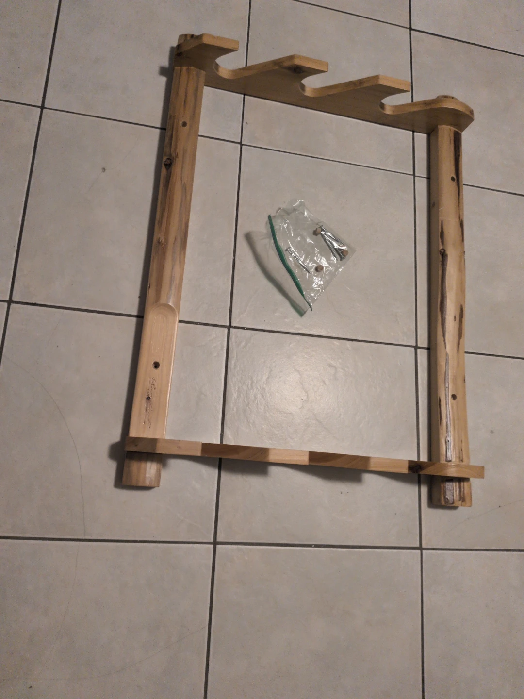 Wooden Wall Mount Gun Rack