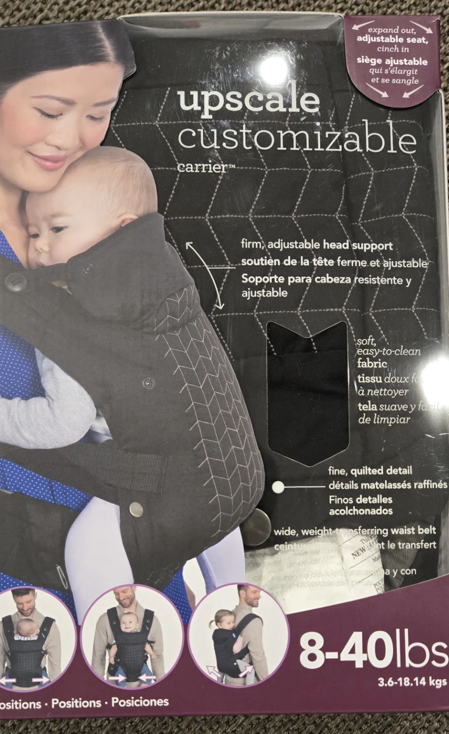 Infantino Baby Carrier Black 8-40lbs - photo 2