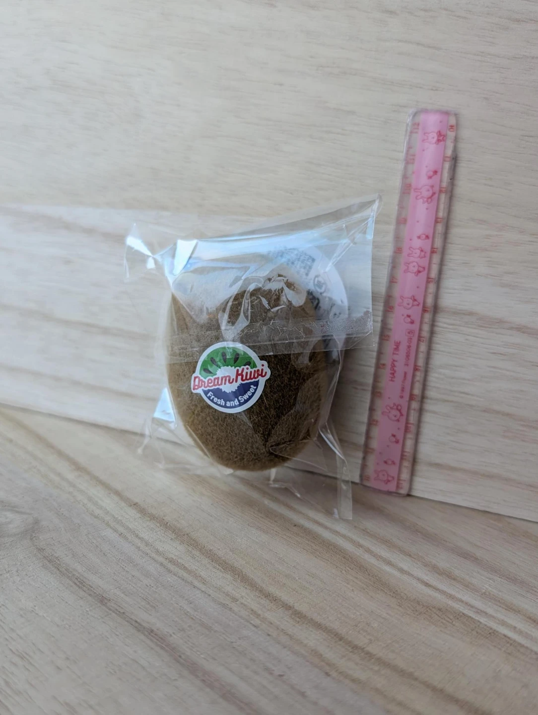 New Squishy realistic Kiwi Plush Keychain, bag charm - photo 3
