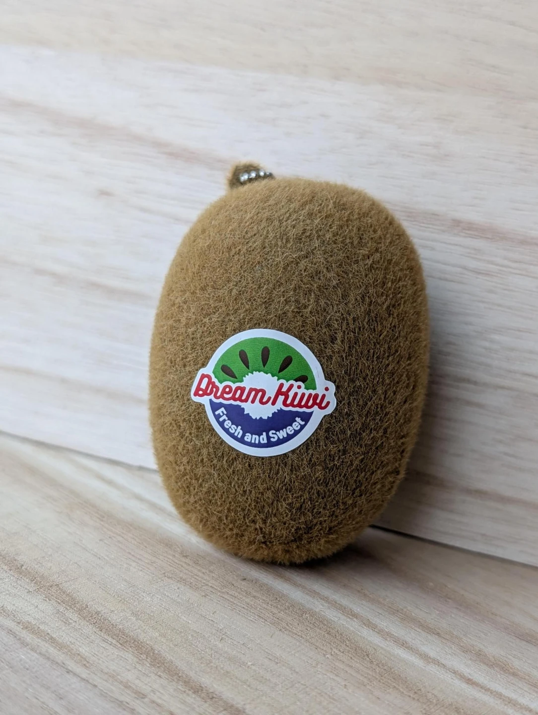 New Squishy realistic Kiwi Plush Keychain, bag charm - photo 5