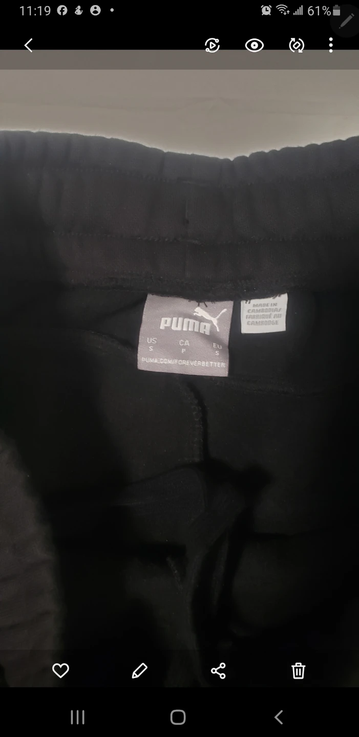Brand new Puma Mens  Sweatpants Size S - photo 2