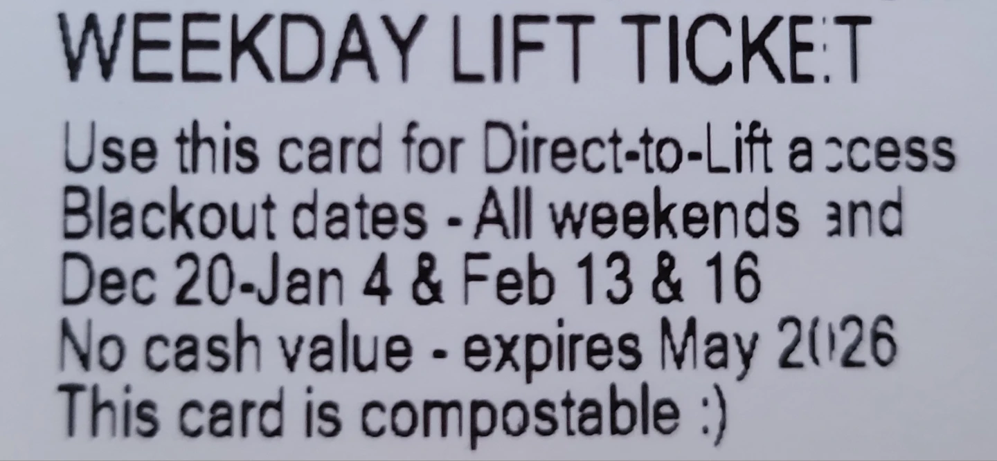 Mt Seymour - Lift Ticket 🧡 - photo 2