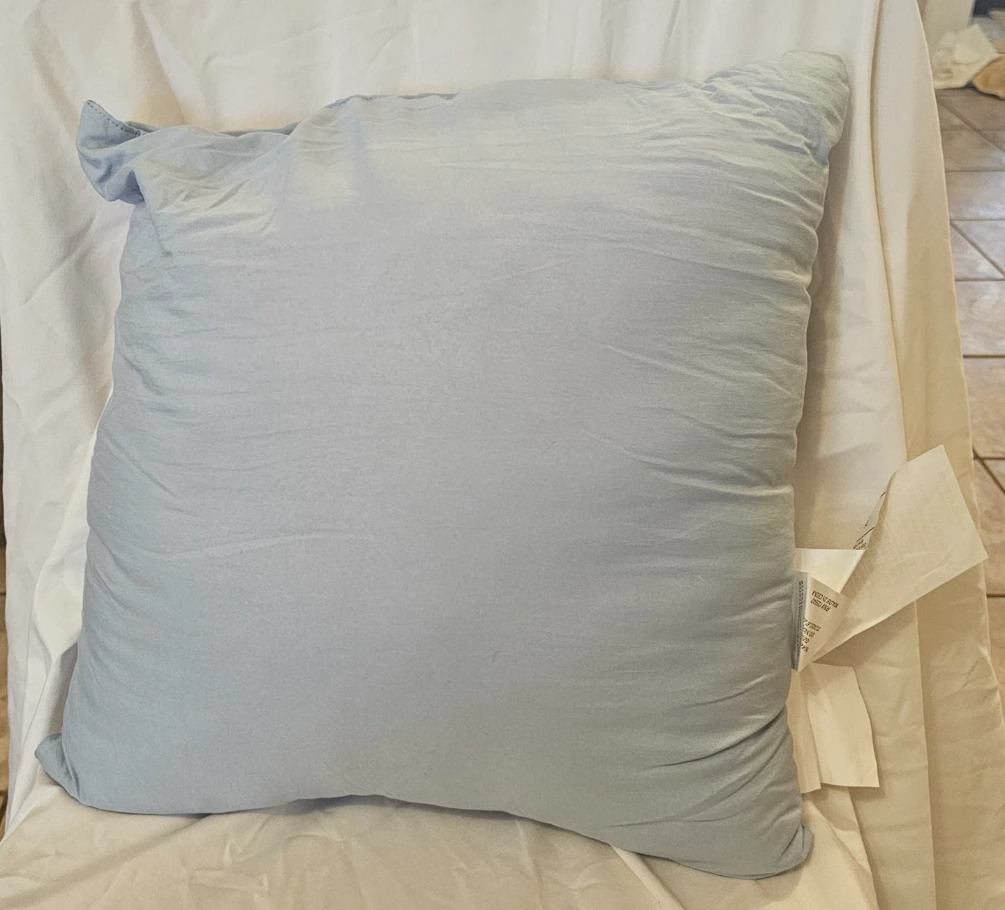 Blue Square Decorative Pillow - photo 3