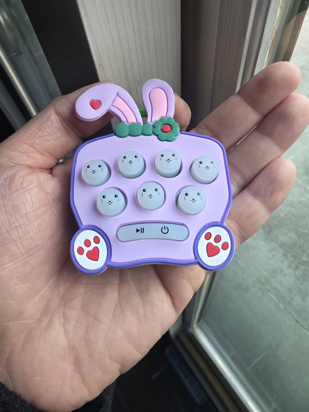 Cute Purple Bunny Music Player Toy
