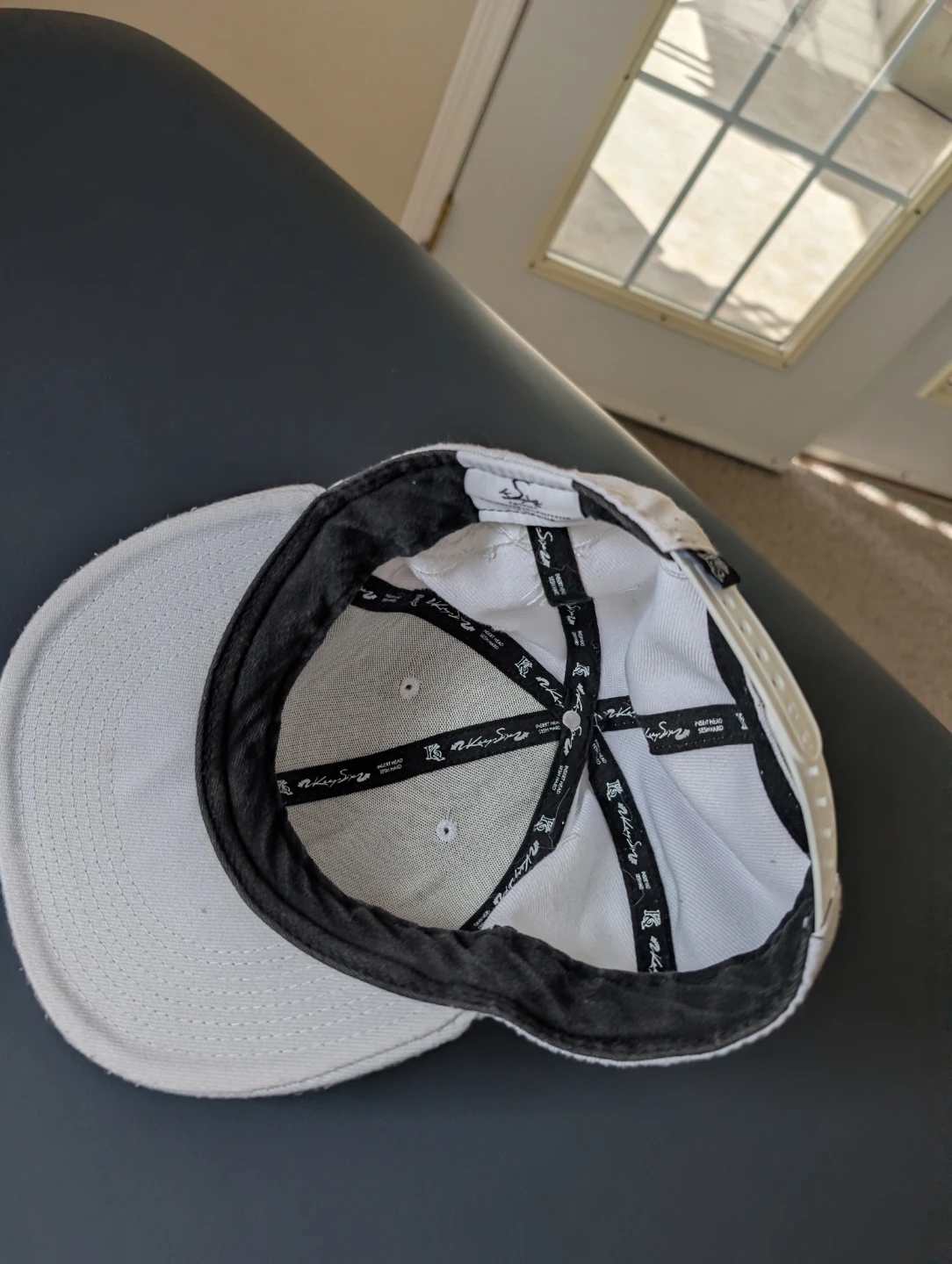 White Fitted Baseball