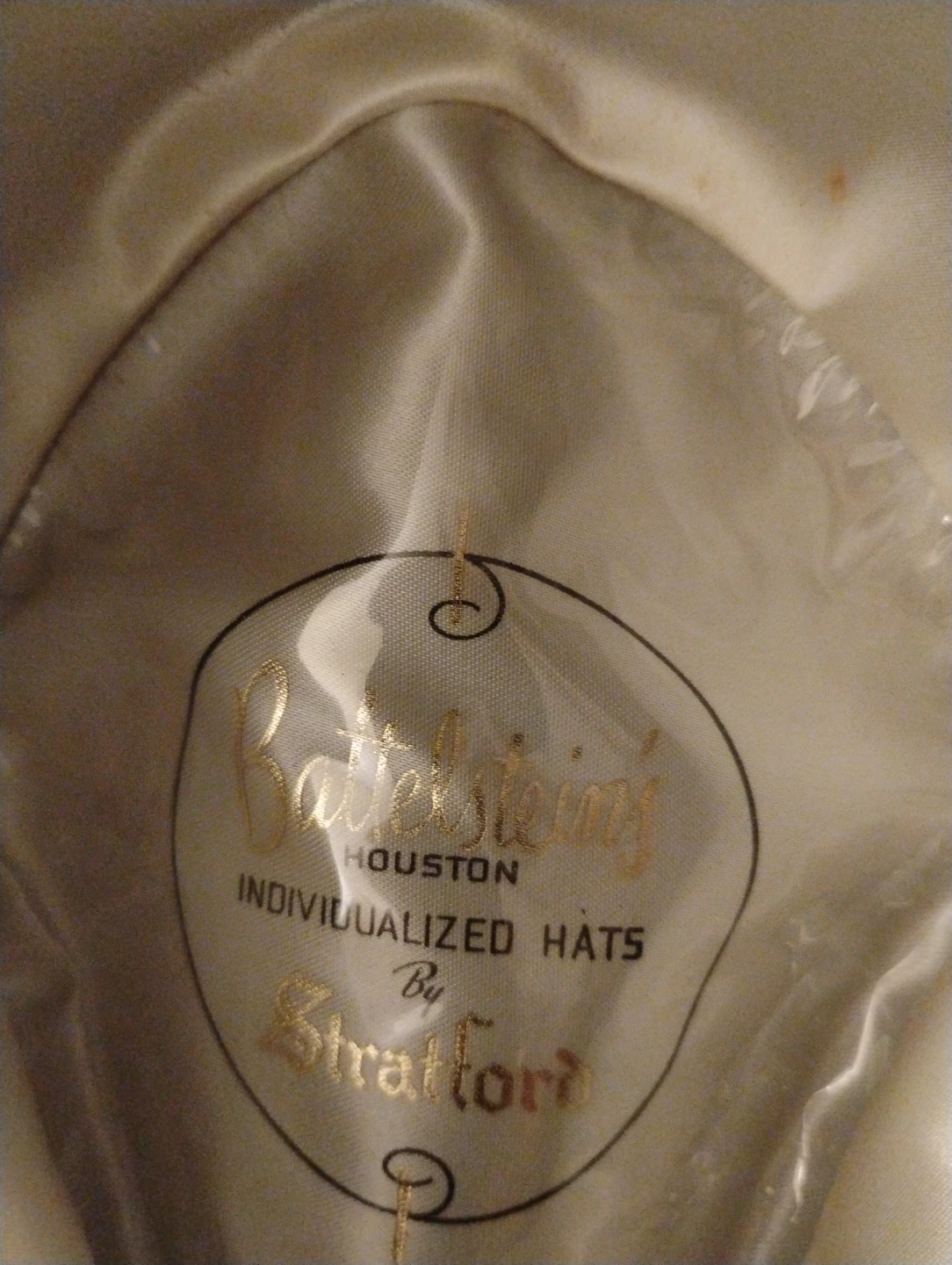 Battelstein's Houston Fedora Hat Size 7 3/8 - photo 2
