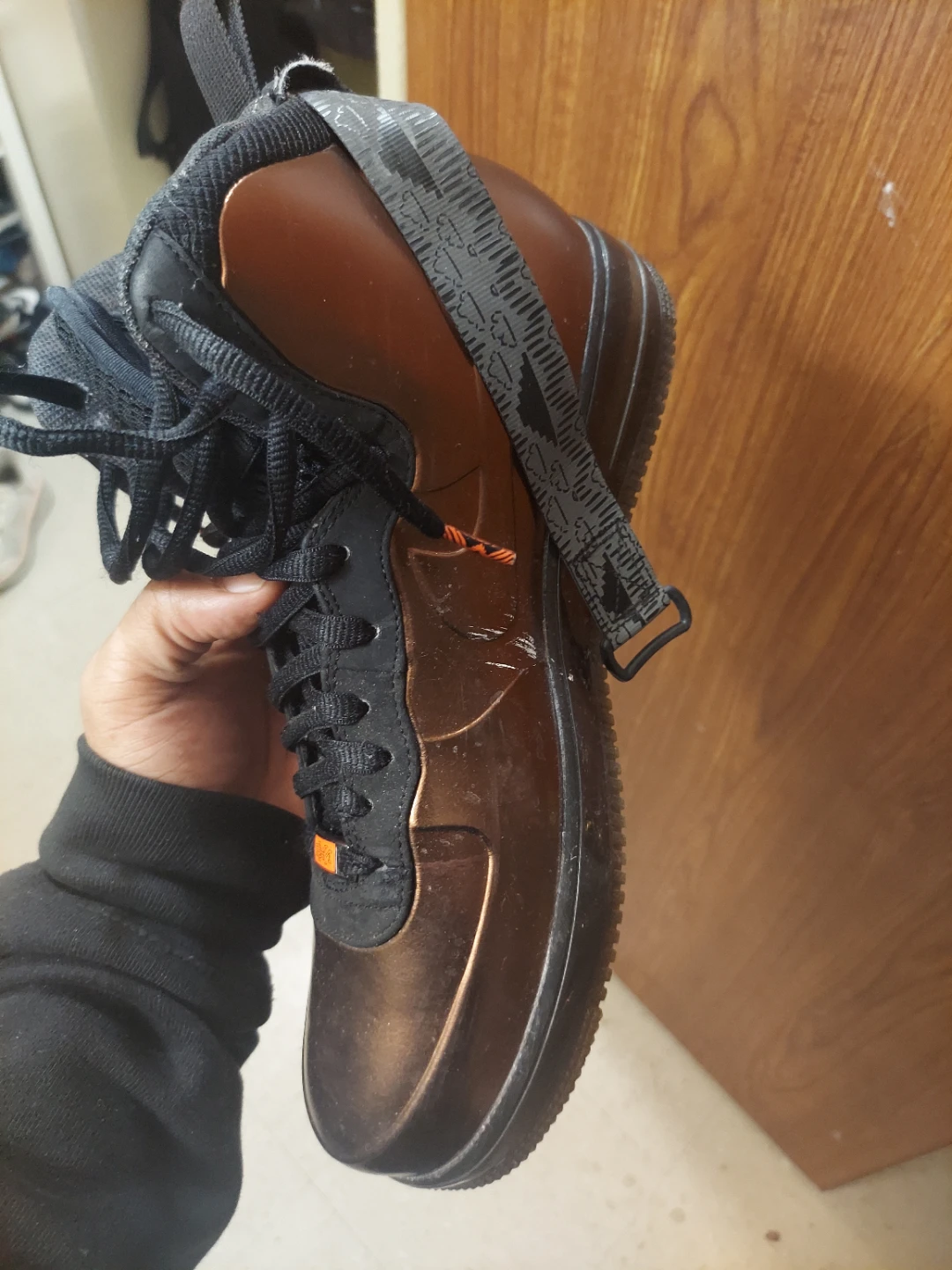 Nike Air Force 1 Foamposite High Top Sneakers - photo 3