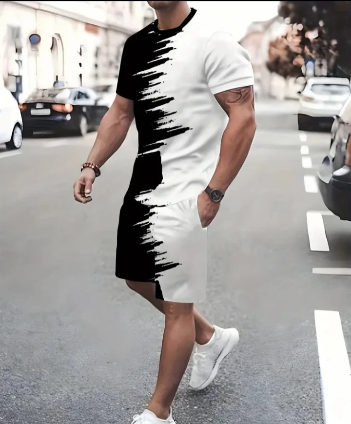Brand New Men's T-Shirt and Shorts Set (M+LG) - photo 5