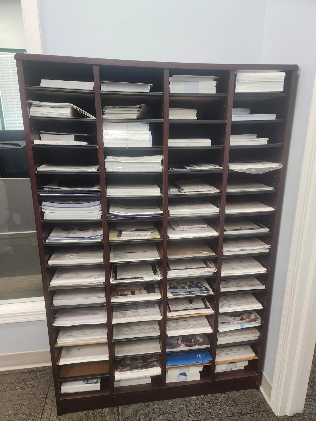 Wooden Magazine Rack / Document Organizer - photo 3