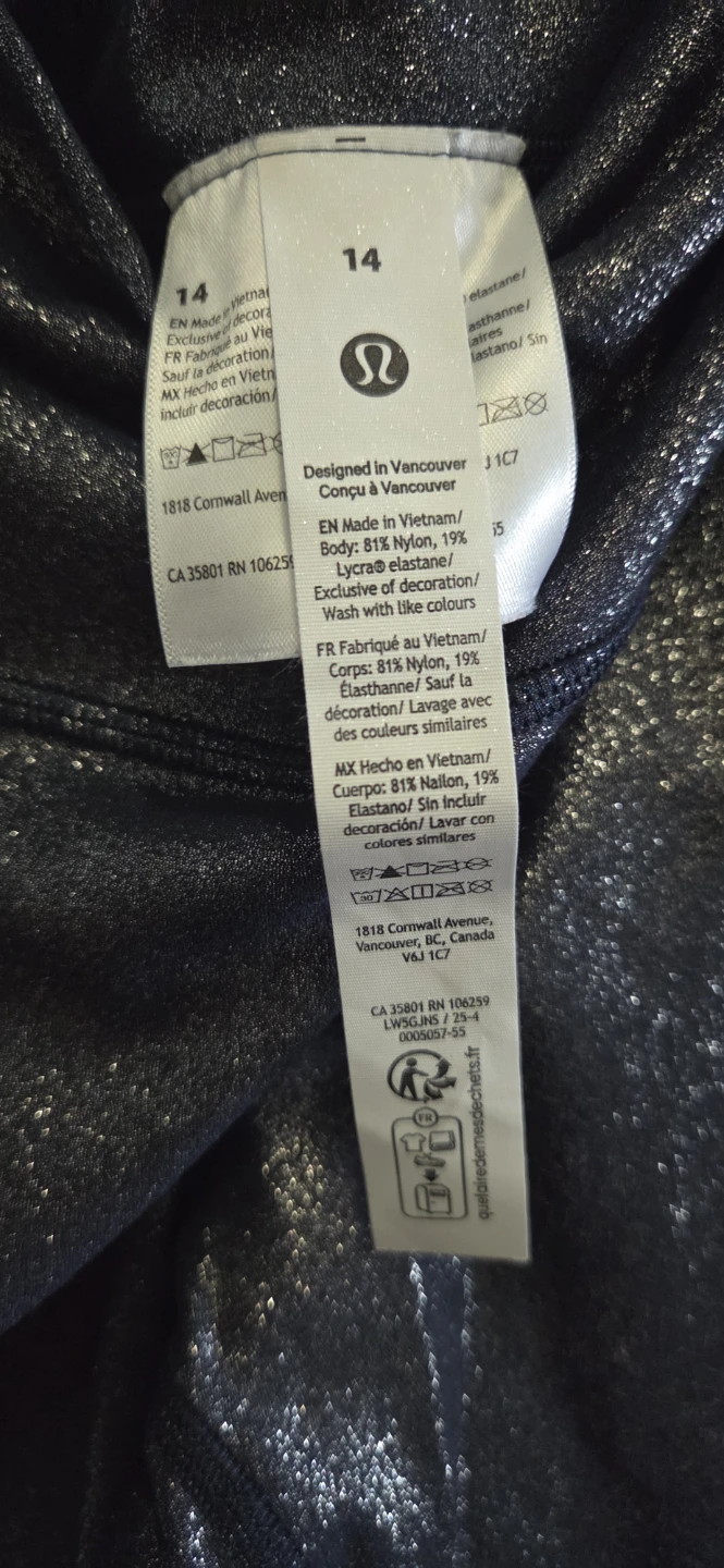 Lululemon Sparkle Leggings - Size 14 - photo 2