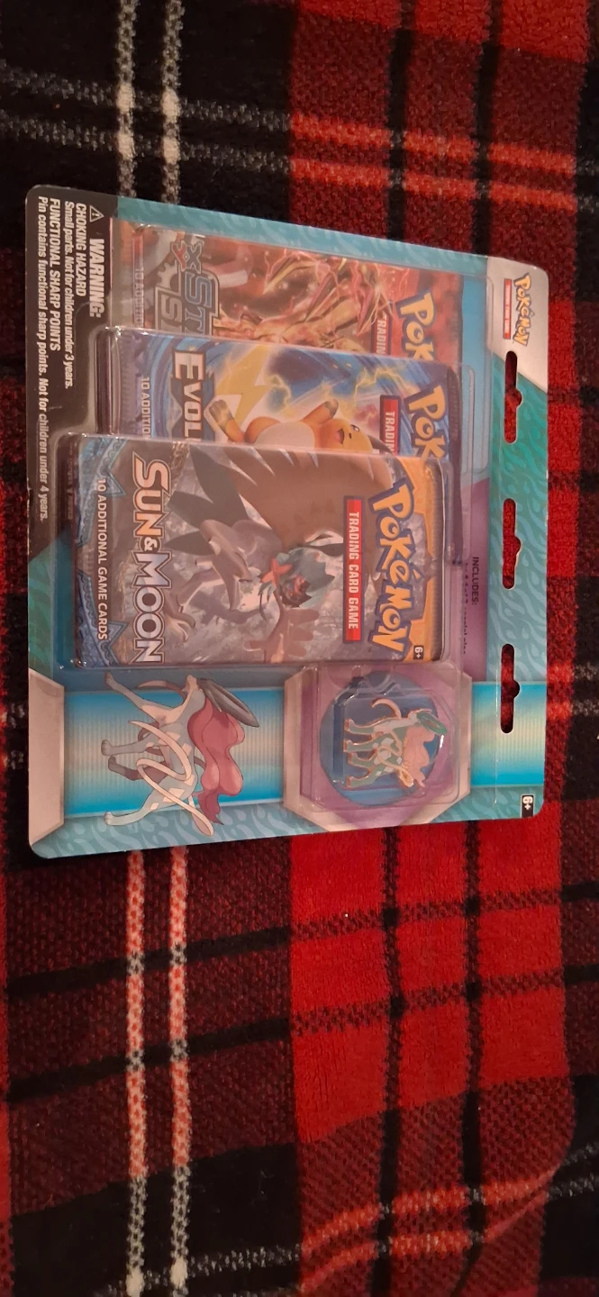 Pokemon Trading Card Game Booster Packs & Collector's Pin