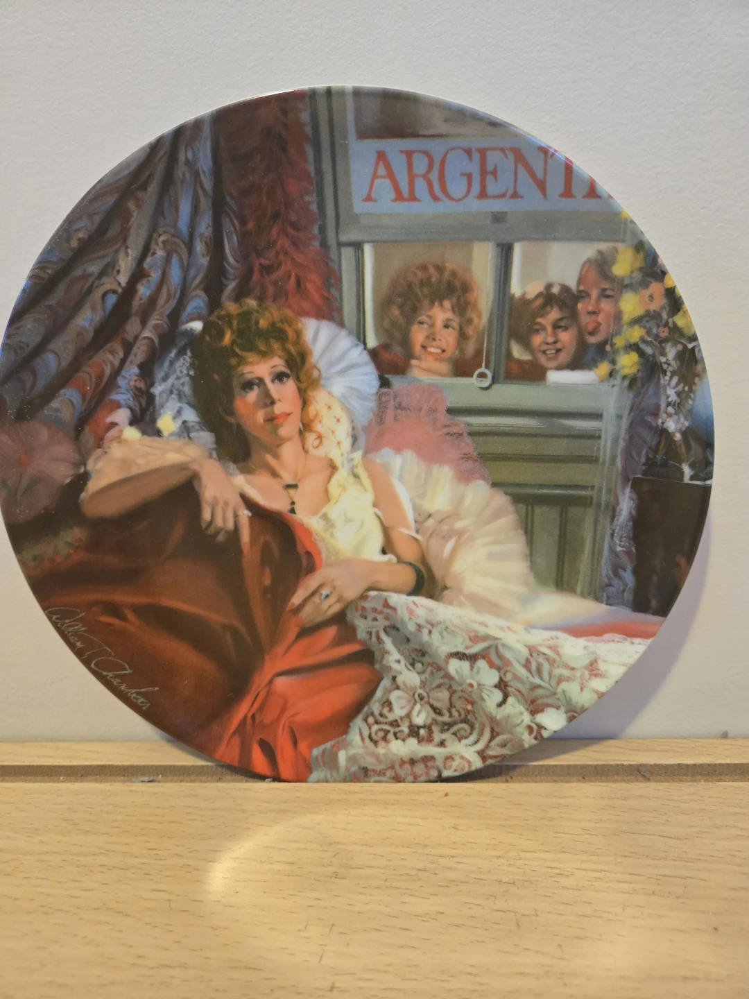 Edwin M. Knowles "Annie and Miss Hannigan" Collector Plate