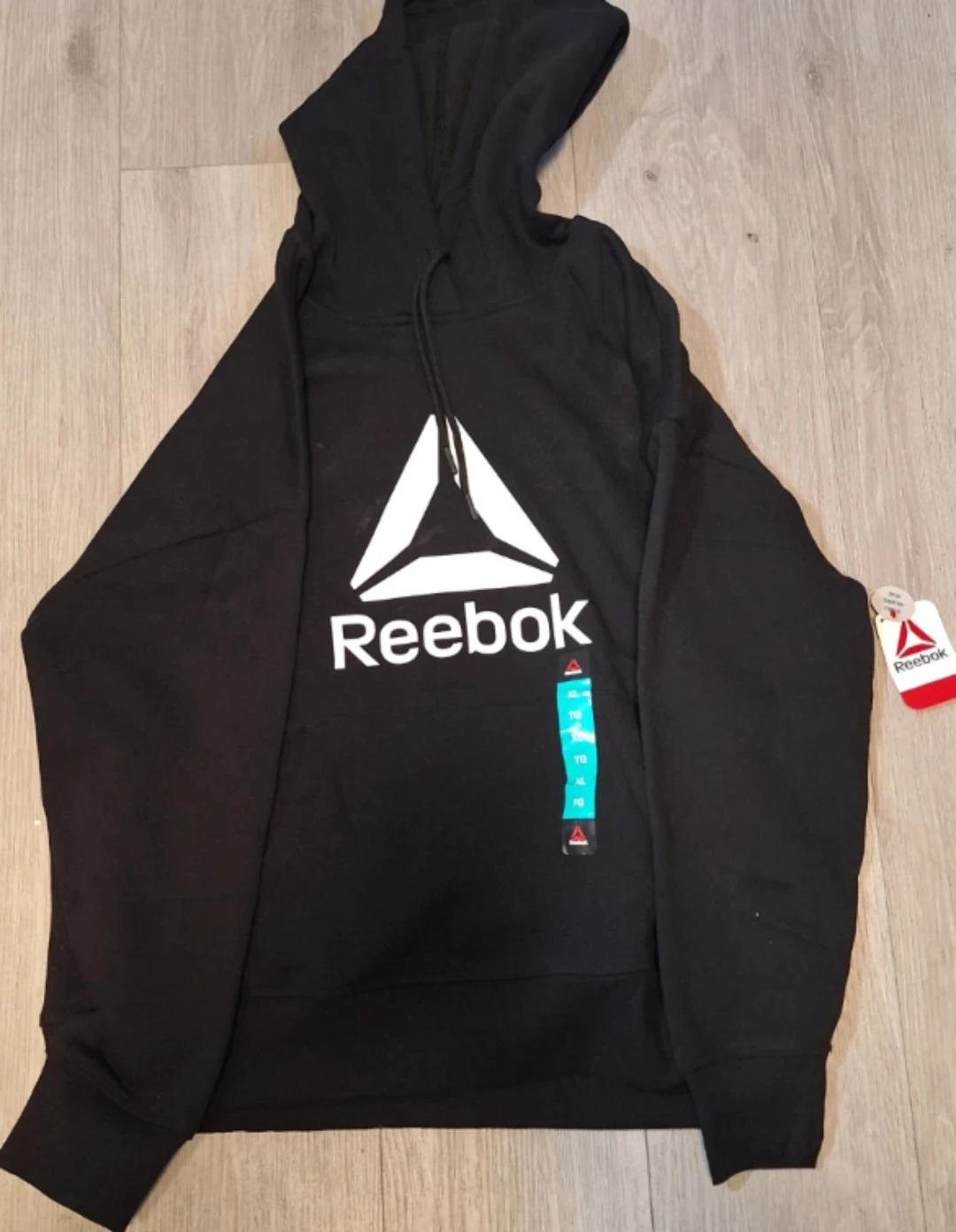 Reebok Black Hoodie XL/TG