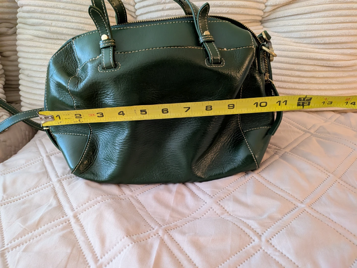 Emerald Green Leather Handbag - photo 2